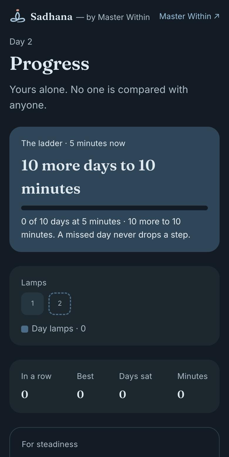 Progress: your days, quietly recorded